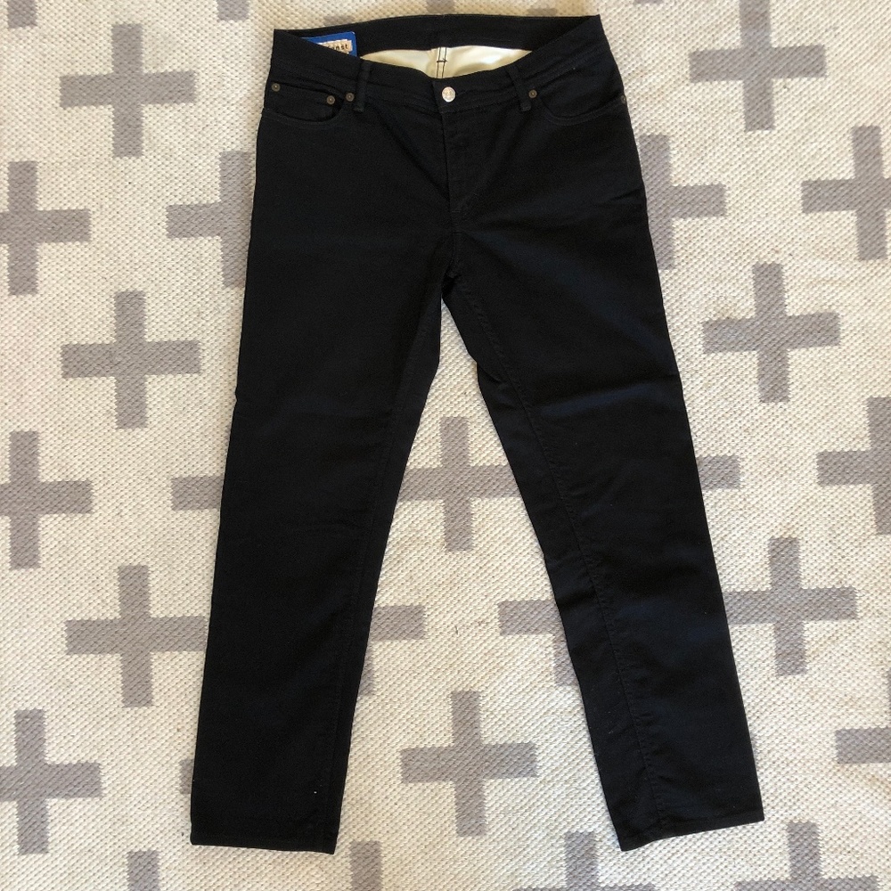 Acne Studios Blå Konst River Denim Black